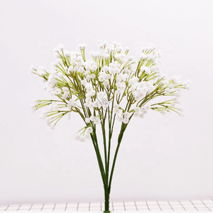 ช่อดอกยิปโซฟิลลาพลาสติกสีขาว QiHao สำหรับตกแต่ง - Product Image 2