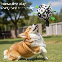Animal Chien Accessoires Produits Mouvement Interactif Haute Qualité Ballon de Football Gonflable pour Chien Jouets à Mâcher