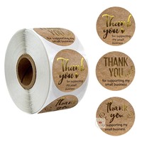Autocollant d'étiquette circulaire en papier couché personnalisé Impression d'autocollants ronds imperméables