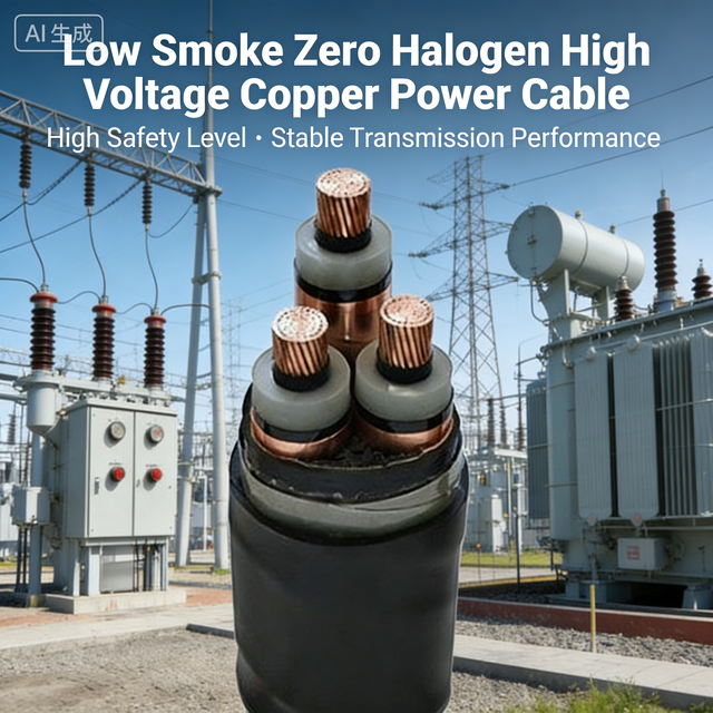LSZH High Voltage Copper Conductor Xlpe Insulated Power Cables Low Smoke Zero Halogen Cable