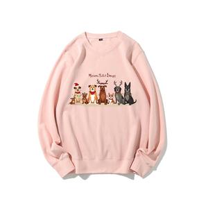 Sudadera Personalizada de Navidad para Hombre, Sudadera con Logotipo ODM, Sudadera Roja Extra Grande con Estampado Gráfico, Cuello Redondo, Sudadera Roja Elegante, Crema - Product Image 6