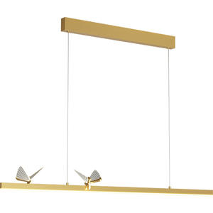 Lampe de table à manger moderne de luxe en forme de libellule, lumière LED créative nordique, lumière suspendue d'art pour bar, pour salle à manger et éclairage domestique - Product Image 4