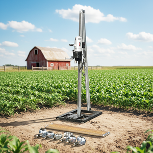 Foreuse de puits d'eau électrique portative compacte <span class=keywords><strong>à</strong></span> <span class=keywords><strong>installation</strong></span> facile <span class=keywords><strong>pour</strong></span> usage domestique, 2,5 kW, profondeur de forage de 100 m - Product Image 6