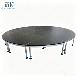 เวทีอลูมิเนียมแบบโมดูลาร์ทรงกลมแบบพกพาสำหรับการแสดงและงานอีเว้นท์ - Product Image 1