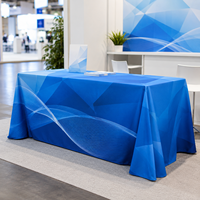 Nappe de stand professionnel pour foire d'emploi, avec logo personnalisé imprimé, pour salons carrières et stands d'information RH