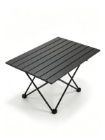 Table pliante d'extérieur en acier au carbone, table et chaise portables pour camping, table en forme d'œuf, ensemble d'équipement et fournitures d'extérieur