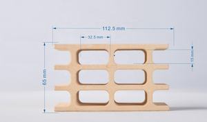 Nuevo tipo de alfarería para acuario, Plecos de Camarón, cría, Hiving, refugio, cueva con 6 habitaciones de ladrillo - Product Image 6