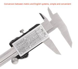 Calibrador digital de acero inoxidable <span class=keywords><strong>con</strong></span> pantalla LCD grande Calibradores <span class=keywords><strong>Vernier</strong></span> de 6 <span class=keywords><strong>pulgadas</strong></span>/150mm Conversión <span class=keywords><strong>en</strong></span> <span class=keywords><strong>pulgadas</strong></span> <span class=keywords><strong>y</strong></span> milímetros - Product Image 3