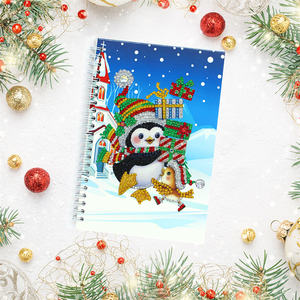 Noël bricolage 5D <span class=keywords><strong>diamant</strong></span> peinture cahier A5 <span class=keywords><strong>broderie</strong></span> artisanat résine cristal <span class=keywords><strong>partiel</strong></span> perceuse cahier avec diamants - Product Image 6