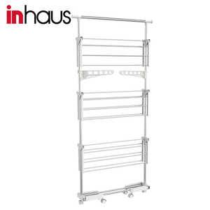 Inhaus auf verkäufe Multi schicht kleiderbügel Folding faltbare platzsparende kleidung trocknen rack - Product Image 5