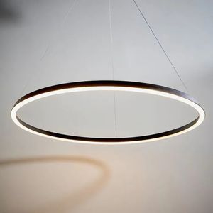 Lámpara Colgante LED Circular de <span class=keywords><strong>3</strong></span> Pies y 40W, Personalizable, Sin Parpadeo, para Oficina u Hotel - Product Image 5