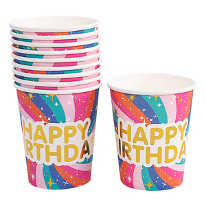 Wholesale Printing 8oz 12oz 16oz Single Wall Disposable Paper Cups Customized Hot Coffee Paper Cup with Sleeves and Lid