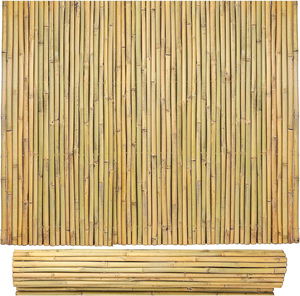 รั้วไม้ไผ่ม้วนสู<span class=keywords><strong>ง</strong></span> 6 ฟุต x ยาว <span class=keywords><strong>8</strong></span> ฟุต รั้วไม้ไผ่ธรรมชาติสำหรับกั้นความเป็นส่วนตัว รั้วตกแต่งสำหรับระเบีย<span class=keywords><strong>ง</strong></span>สวน - Product Image 2