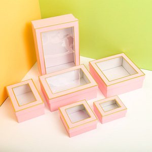 Nuova scatola regalo trasparente per l'apertura della finestra di natale scatola regalo per la copertura del cielo e della terra confezione regalo di natale Phnom Penh matrimonio di fascia alta - Product Image 6