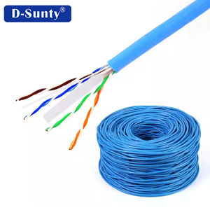 High-Speed Blue 24awg UTP Cat6 <b>Ethernet</b> LAN <b>Cable</b> RJ45 Connectors PVC High Flexibility 305m Length Communication <b>Cables</b> - Product Image 4