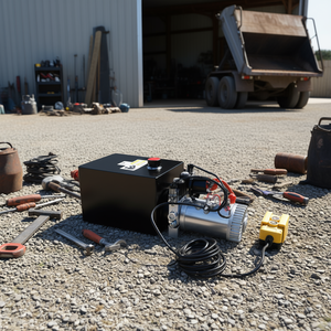 Unidad de Potencia Hidráulica D0100H7136P, Bomba de Doble Acción de 8 Cuartos de Galón y 12V CC, Depósito Metálico, Presión de 250 Bares - Product Image 2