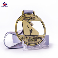Longzhiyu Personnalisé Marathon Finisseur Médaille Logo Médailles De Sport Médaillon Antique Métal Artisanat Usine En Gros