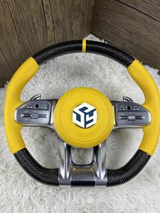 <span class=keywords><strong>Volant</strong></span> en fibre de carbone avec écran LED et palettes de changement de vitesse pour Mercedes Benz A45 <span class=keywords><strong>AMG</strong></span> CLS W176 C63 W204 <span class=keywords><strong>CLA</strong></span> W212 W207 W218 W117 - Product Image 6