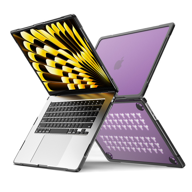 Rugged Shockproof Protective Hard Shell Sleeve Laptop Cover Case for MacBook Air Pro 13 13.6 14 14.2 15 15.3 16 Inch M1 M2 M3 M4