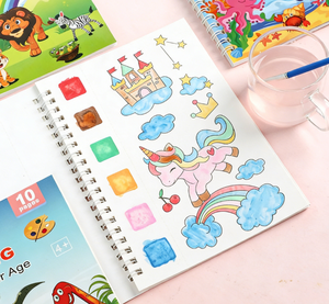 Comes with Paint Gouache Watercolor Paper Coloring <b>Book</b> 13x19cm Can Be Used As a Bookmark - Product Image 3