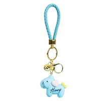 Porte-clés et lanière en fer motif dessin animé 2026, multicolore, pour étudiant, pendentif créatif pour sac, décoration à suspendre pour coque de téléphone, petit modèle pour couple