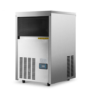 Máquina de Hielo Compacta con Contenedor de Almacenamiento, Producción Diaria de 25 Kg, Ideal para Empresas Emergentes, Restaurantes Familiares y Tiendas de Conveniencia - Product Image 1