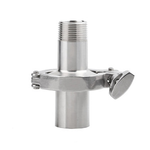 Sanitary <b>Quick</b> Connect Threaded Fittings 304 Stainless Steel Internal External Pipe <b>Clamp</b> 1 Inch - Product Image 3
