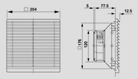 Ventilateur de refroidissement pour boîtier électrique basse tension FK6623.230