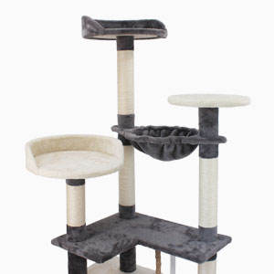 Pohon panjatan kucing Halloween multi-lapis, pohon kustom untuk menggaruk dengan Sisal dan fitur mewah - Product Image 2