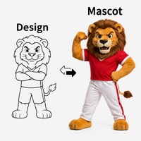 Vente directe d'usine de costumes de mascotte d'animaux de dessin animé grandeur nature haut de gamme. Convient pour une utilisation pendant Halloween et lors d'événements sportifs.