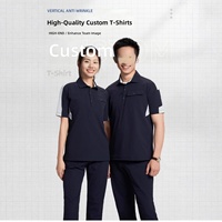 Tenue de Travail d'Entreprise Personnalisable avec Logo Imprimé, Séchage Rapide, Légère, Été, Style Revers, en Nylon pour Hommes