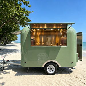 Remolque de Comida Completamente Equipado, Remolques Móviles para Helados, Carrito de Desayunos, Carrito Comercial, Carritos de Venta Ambulante - Product Image 1