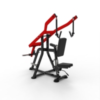 Machine à triceps assise à charge libre, robuste, pour l'entraînement de la force des bras, équipement de gym professionnel