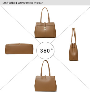 Bolso Bandolera de Cuero Genuino de Gran Capacidad, Estilo Vintage, para Mujer - Product Image 2