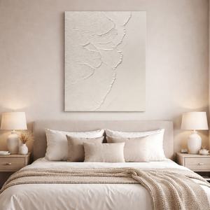 Art mural abstrait Wabi Sabi personnalisé en gros pour hôtel, fait main, texturé 3D, moderne, sur toile acrylique, pour salon - Product Image 1