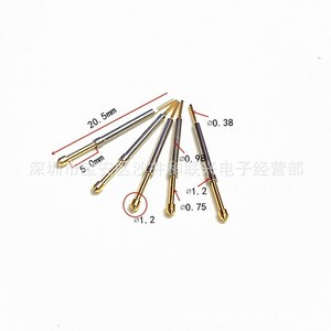 Sonda de prueba de cobre Ph 1E con punta cónica en forma de paraguas de 1.0mm y pin de resorte sólido para piezas de instrumentos - Product Image 5