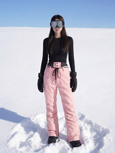 Pantalons de ski imperméables professionnels slim fit pour hommes et femmes - Unisexe pour le ski alpin et le freestyle - Product Image 4
