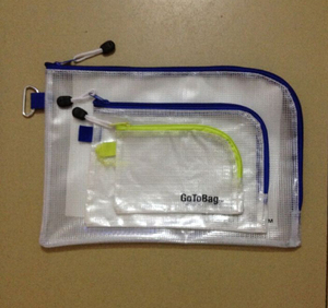 Tùy chỉnh dây kéo PVC lưới bao bì túi - Product Image 5