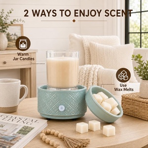 Quemador de Cera Aromática de Cerámica para Aceites Esenciales Calentador Eléctrico de Aromaterapia para Decoración del Hogar - Product Image 2