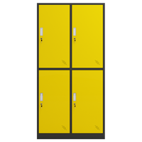 Casier métallique 4 portes Morgie, très demandé, pour écoles et auberges de jeunesse