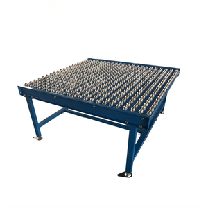 Op maat gemaakte zware handbediende zwaartekracht-stalen kogeltransporttafel - Product Image 1