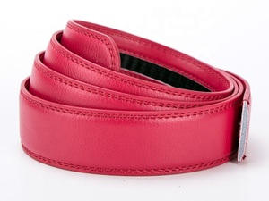 Bán buôn người đàn ông bò da bò tùy chỉnh Ratchet da thật chính hãng dây đeo thắt lưng mà không cần khóa tự động - Product Image 5