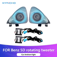 KYNCHO untuk benz New W205 W206 W213 W214 X253 X254 W223 5D Rotating Tweeter Car Ambient Light Kit LED Auto Interior Lighting