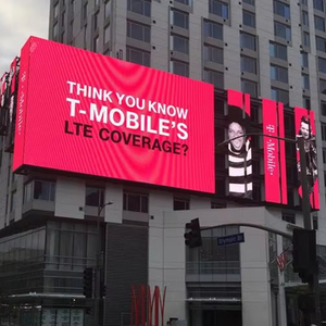 Quảng cáo ngoài trời <span class=keywords><strong>LED</strong></span> hiển thị không thấm nước khổng lồ cửa hàng biển quảng cáo màn hình đầy đủ màu sắc SMD P4 P5 P8 P10 sắt Tủ video Panel tường - Product Image 1