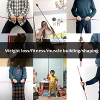 Bâton de fitness multifonctionnel en gros Équipement d'exercice à domicile EVA ABS Écologique Réduction de la graisse Entraînement aux vibrations