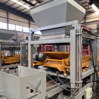 Machine à blocs hydraulique QT4-15A, machine à fabriquer des briques en ciment pour l'usine locale de production de matériaux de construction