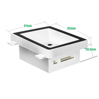 Module de lecteur de codes à barres 2D Scanner à montage fixe USB/RS232 pour le contrôle d'accès au kiosque Lecteur de codes à barres HS-205M5 QR