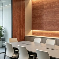 Nouveauté, nouvelle couleur, revêtement mural en fibre de bois de bambou, taille personnalisée, imperméable, résistant à l'humidité, sans formaldéhyde