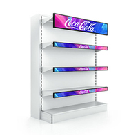 Écrans vidéo à LED P1.25 pour intérieur, affichage sur étagère, graphiques animés, SDK activé pour les magasins de détail, les salles d'exposition, les zones d'accueil