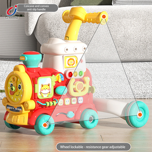 Chengji bébé éducation précoce Montessori jouet multifonctionnel dessin animé Spray Train lumière musique autres jouets éducatifs marchette - Product Image 3